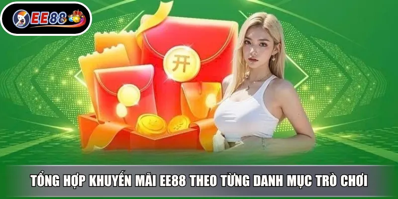 Tổng hợp khuyến mãi EE88 theo từng danh mục trò chơi